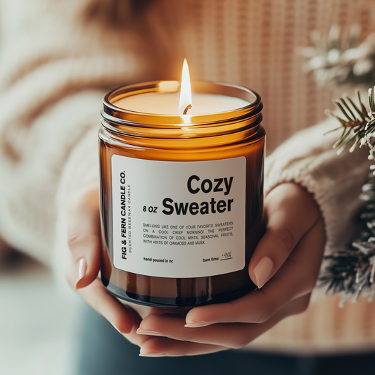 Cozy Sweater Beeswax Candle