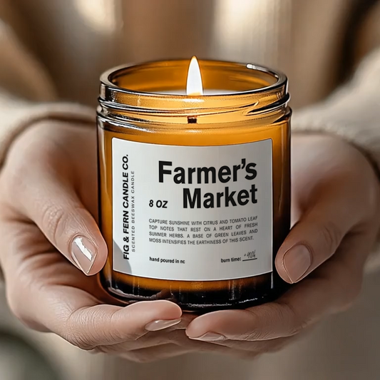 Farmer's Market Beeswax Candle